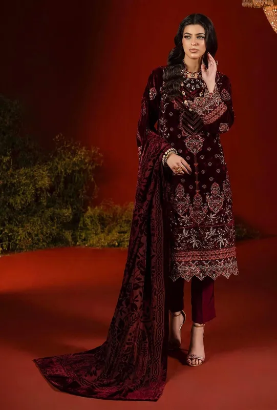 Adans Libas Plachi Luxury Formals 24 Raw Silk – view 1 – Poshaq