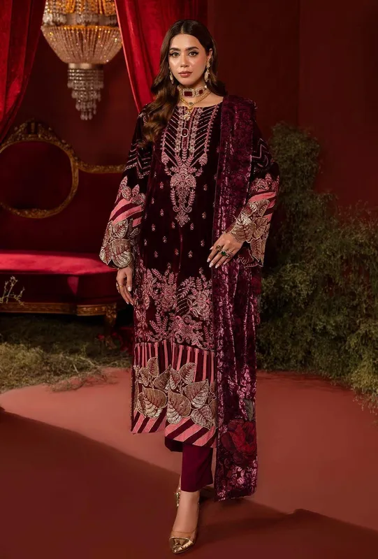 Adans Libas Plachi Luxury Formals 24 Raw Silk – view 1 – Poshaq