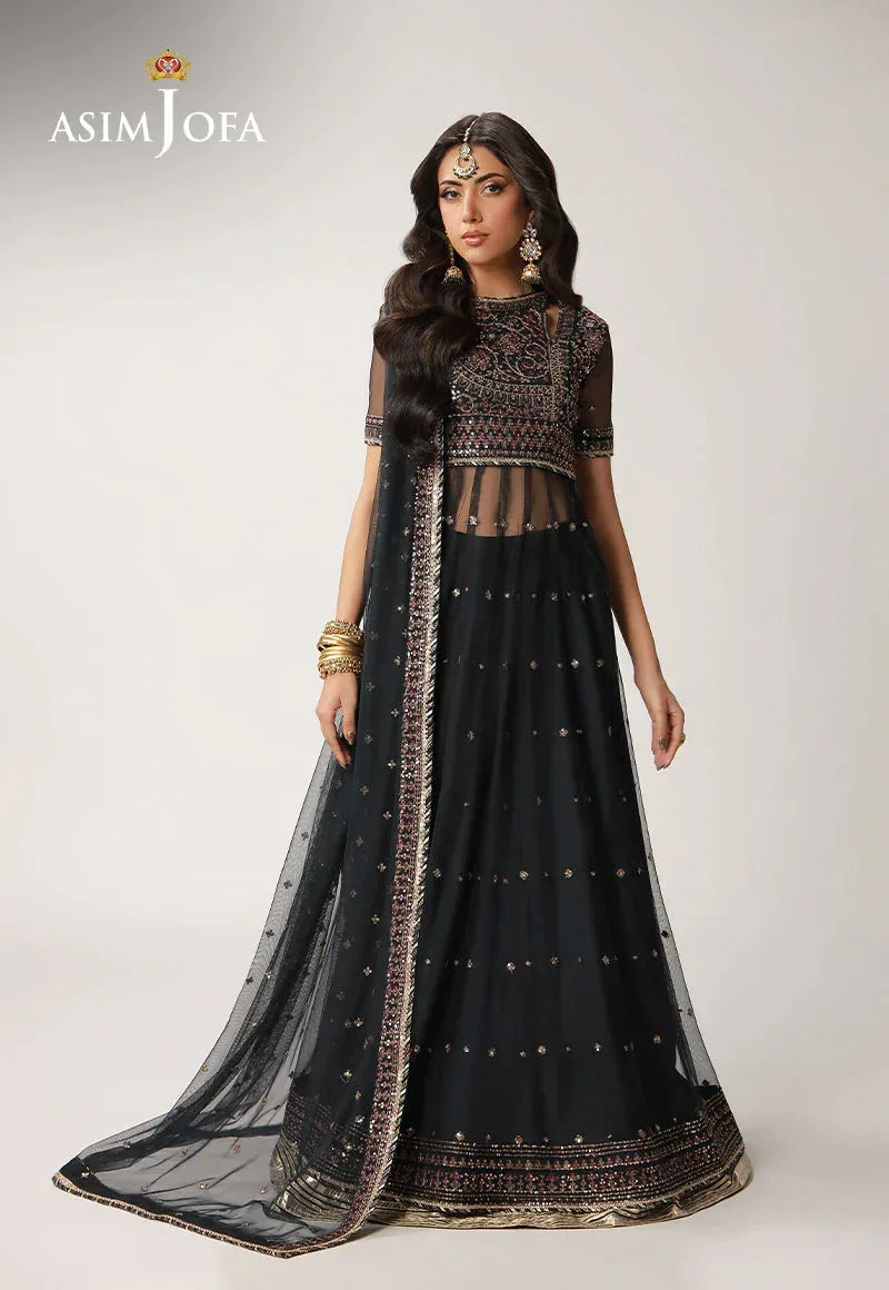 Asim Jofa Layaan Festive Collection Magenta – view 1 – Poshaq
