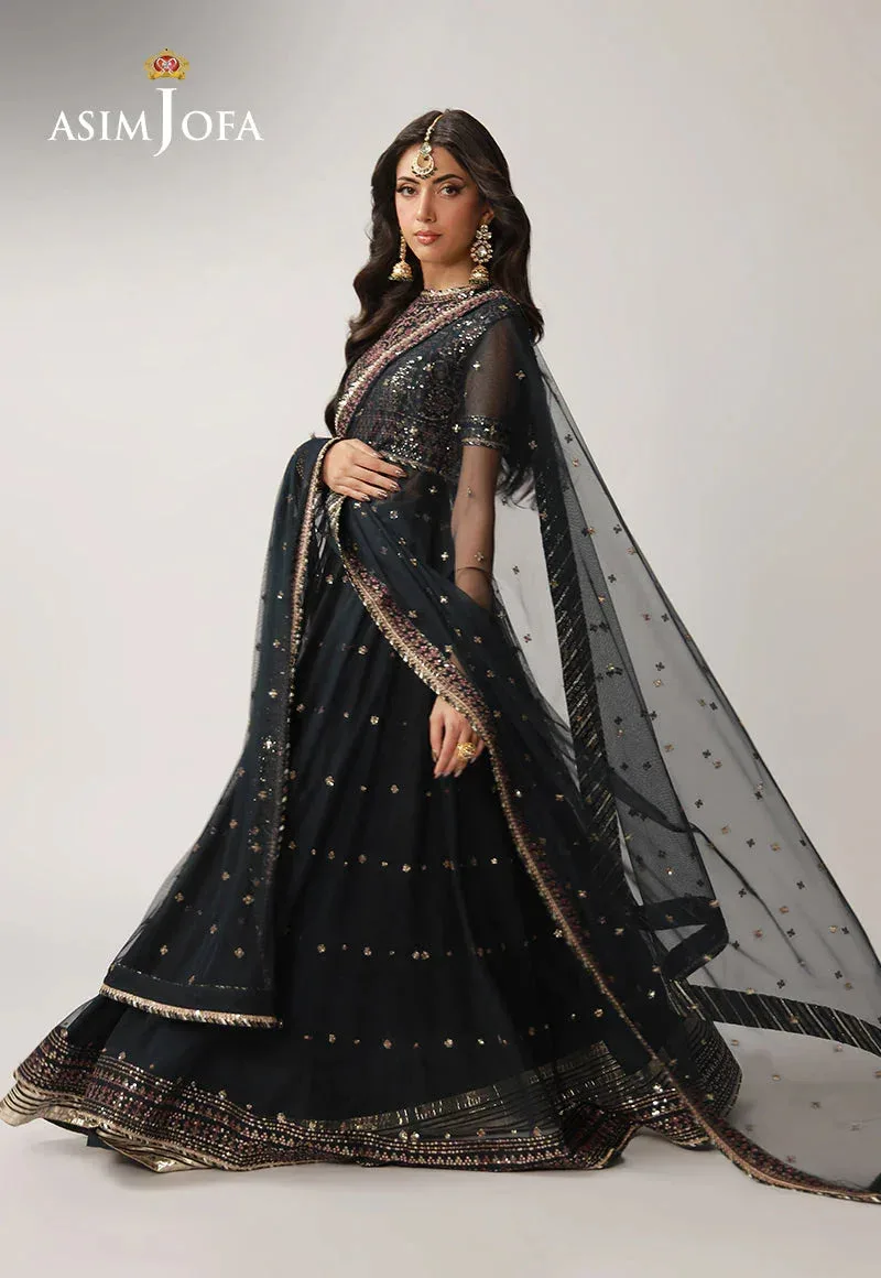 Asim Jofa Layaan Festive Collection Magenta – view 10 – Poshaq