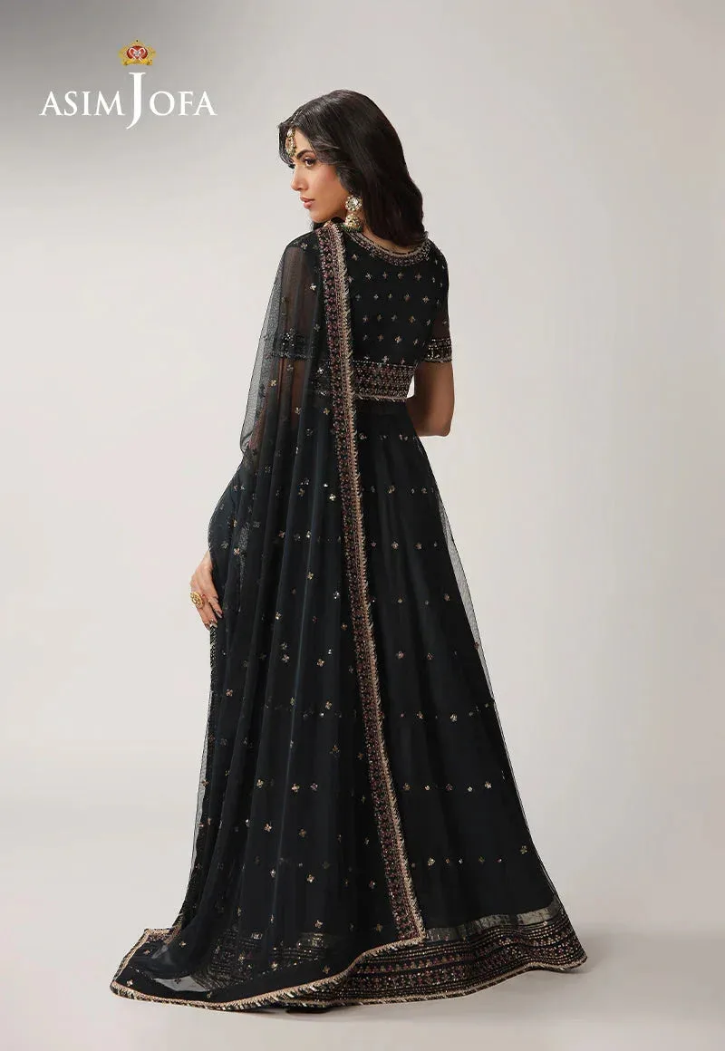 Asim Jofa Layaan Festive Collection Magenta – view 2 – Poshaq