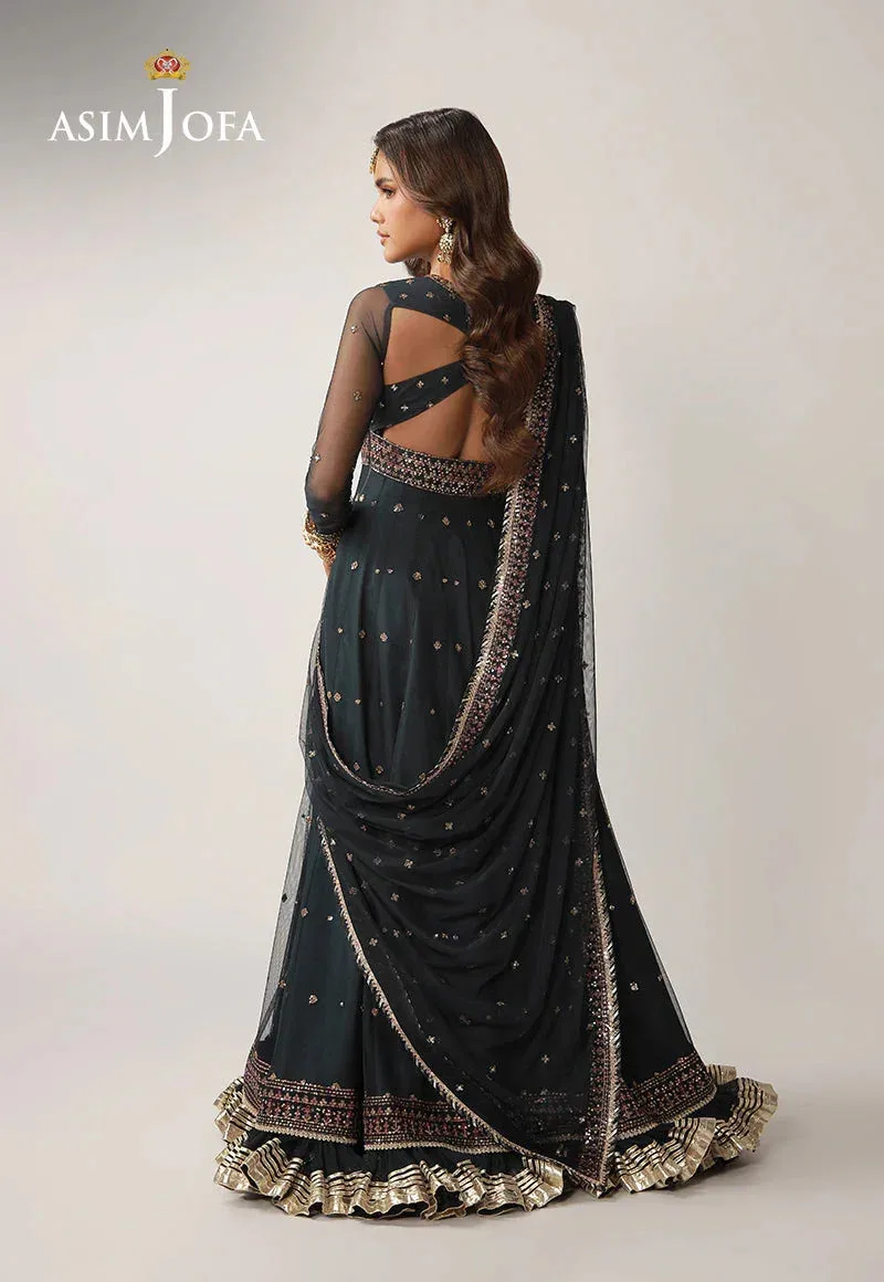 Asim Jofa Layaan Festive Collection Magenta – view 5 – Poshaq