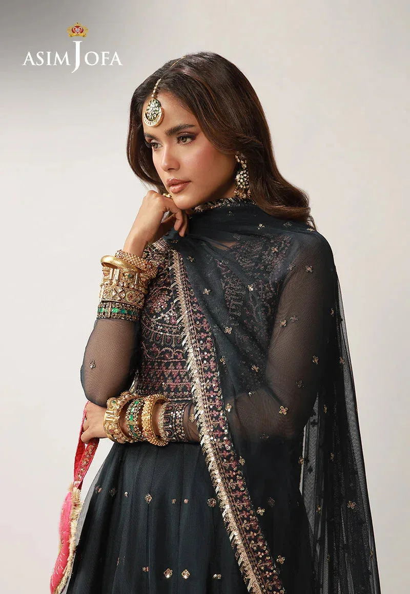 Asim Jofa Layaan Festive Collection Magenta – view 6 – Poshaq