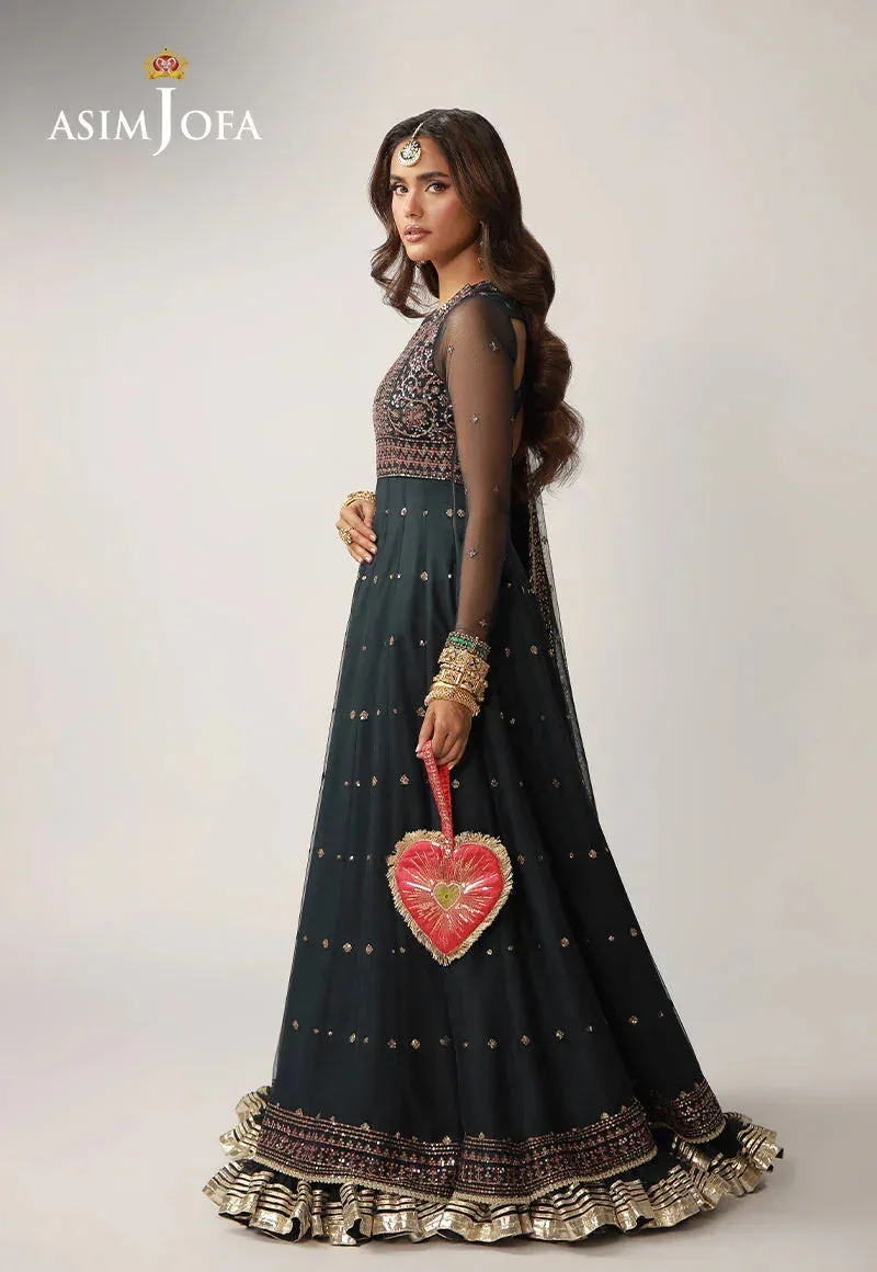 Asim Jofa Layaan Festive Collection Magenta – view 7 – Poshaq