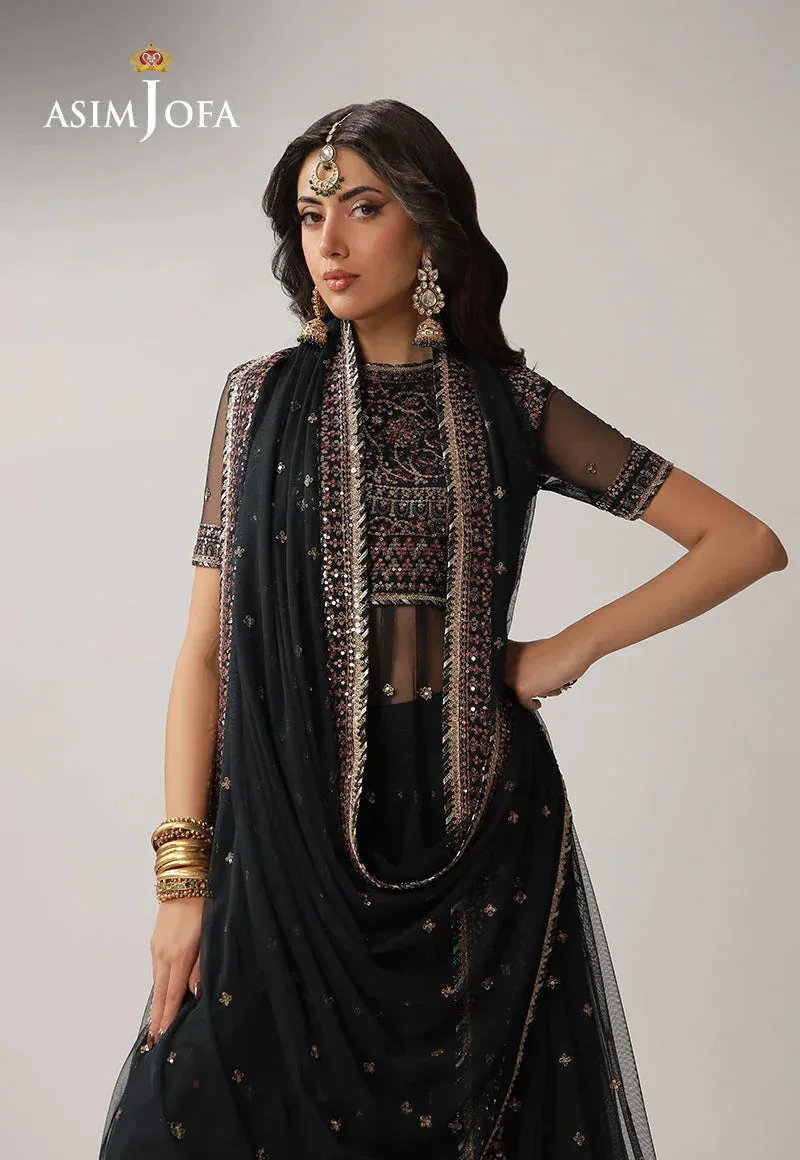 Asim Jofa Layaan Festive Collection Magenta – view 9 – Poshaq