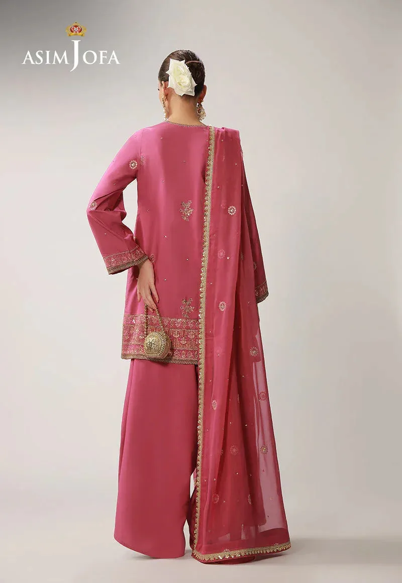 Asim Jofa Layaan Festive Collection Pink – view 2 – Poshaq