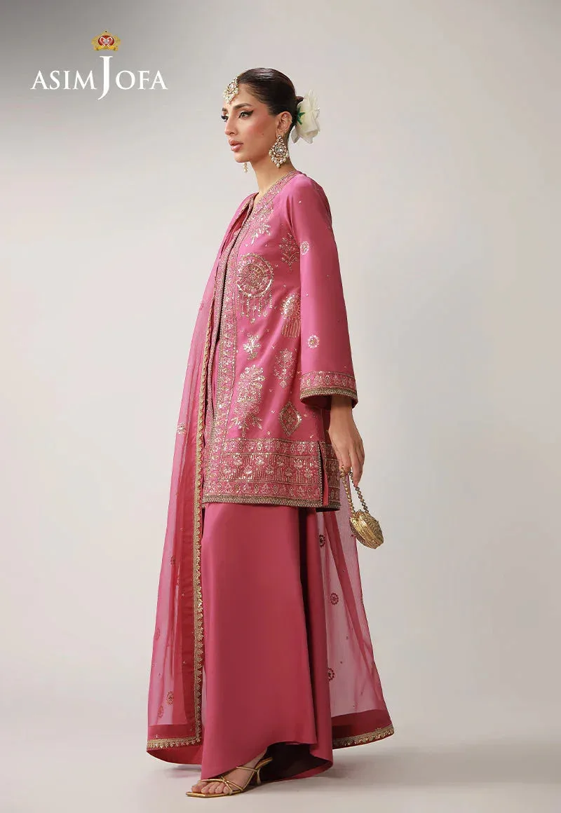 Asim Jofa Layaan Festive Collection Pink – view 5 – Poshaq