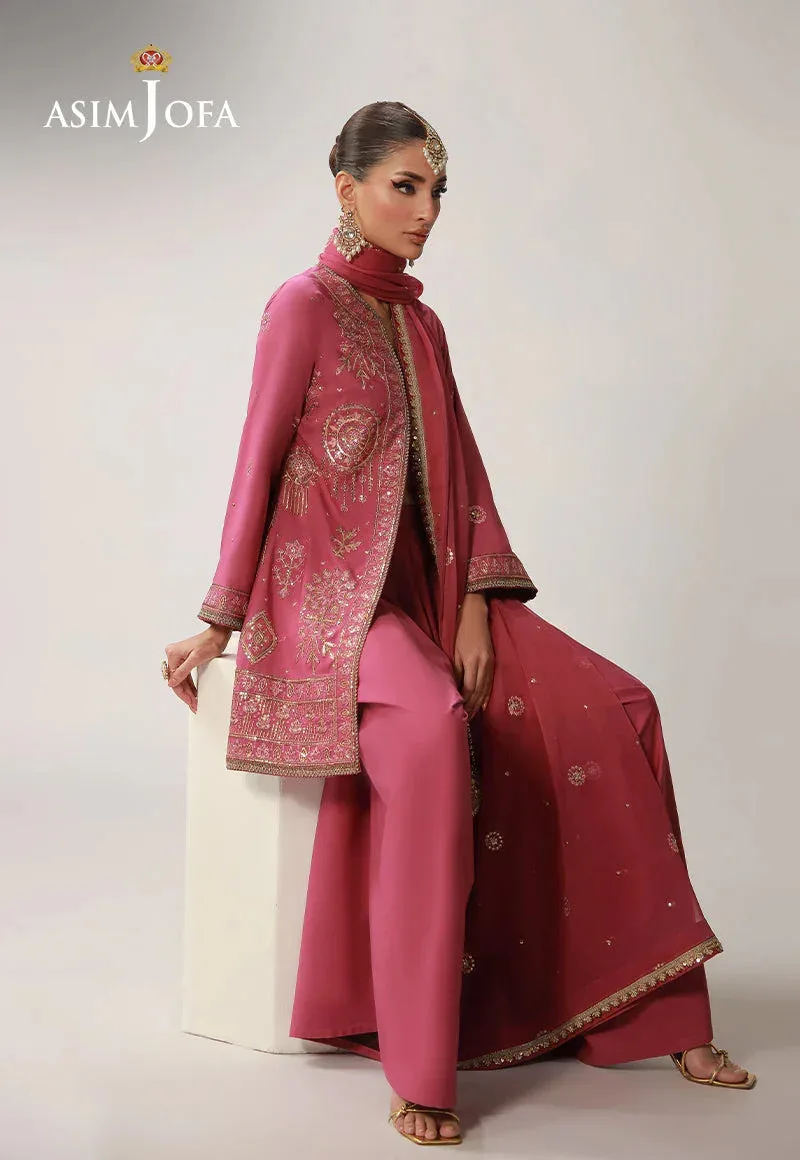 Asim Jofa Layaan Festive Collection Pink – view 6 – Poshaq