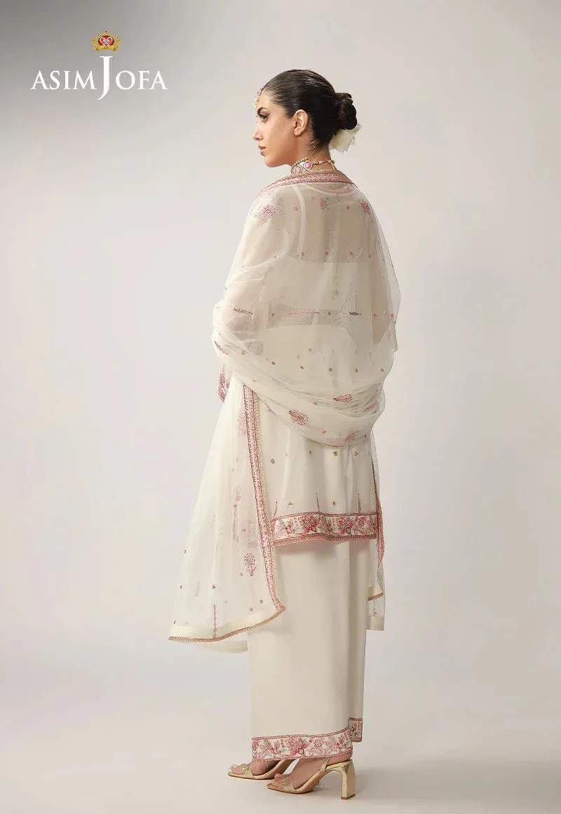 Asim Jofa Layaan Festive Collection Maroon – view 3 – Poshaq