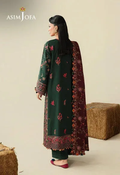 Asim Jofa Kashmiri Collection 25 Maroon – view 2 – Poshaq