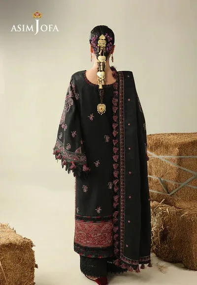 Asim Jofa Kashmiri Collection 25 Maroon – view 2 – Poshaq
