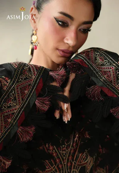Asim Jofa Kashmiri Collection 25 Maroon – view 4 – Poshaq