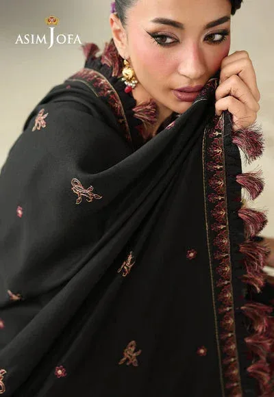 Asim Jofa Kashmiri Collection 25 Maroon – view 7 – Poshaq