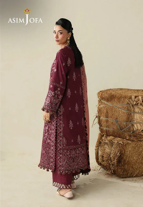Asim Jofa Kashmiri Collection 25 Pink – view 2 – Poshaq