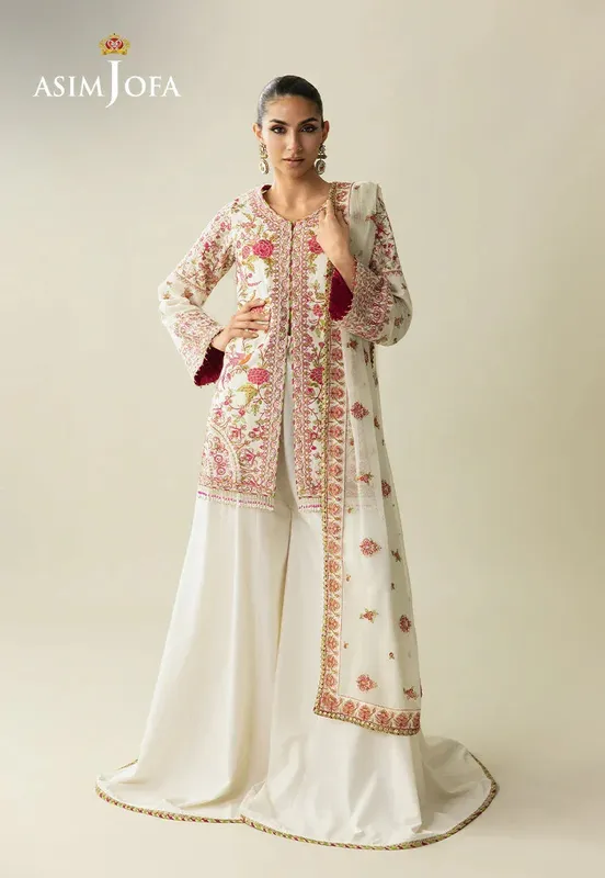 Asim Jofa Makhmal Velvet 25 Fuchsia Velvet – view 1 – Poshaq