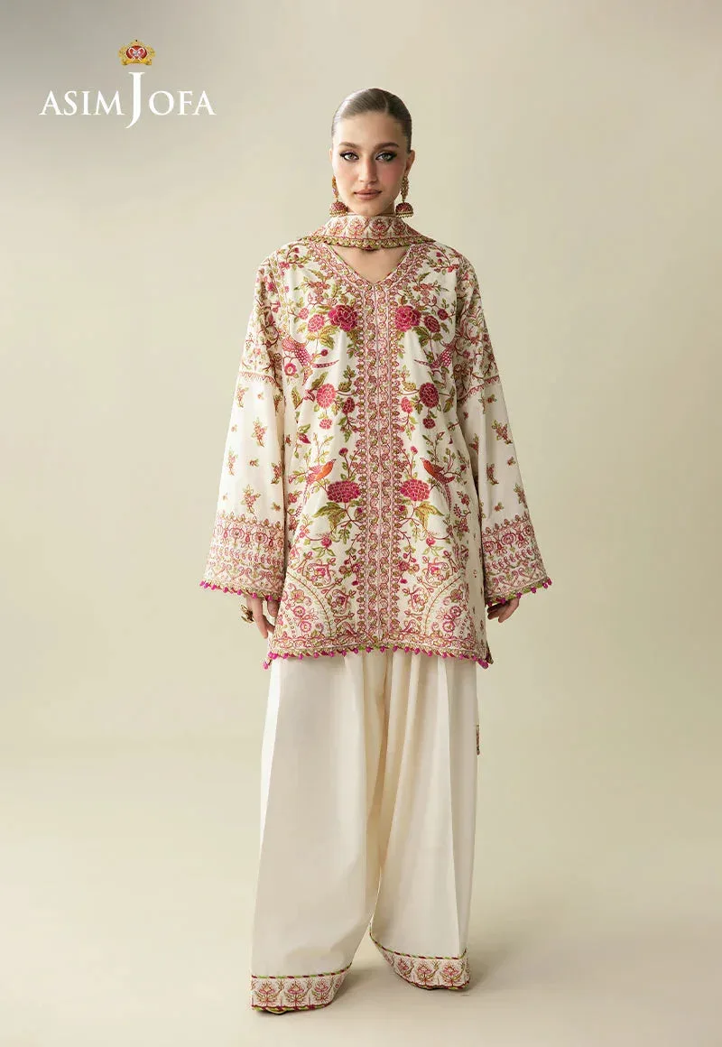 Asim Jofa Makhmal Velvet 25 Fuchsia Velvet – view 3 – Poshaq