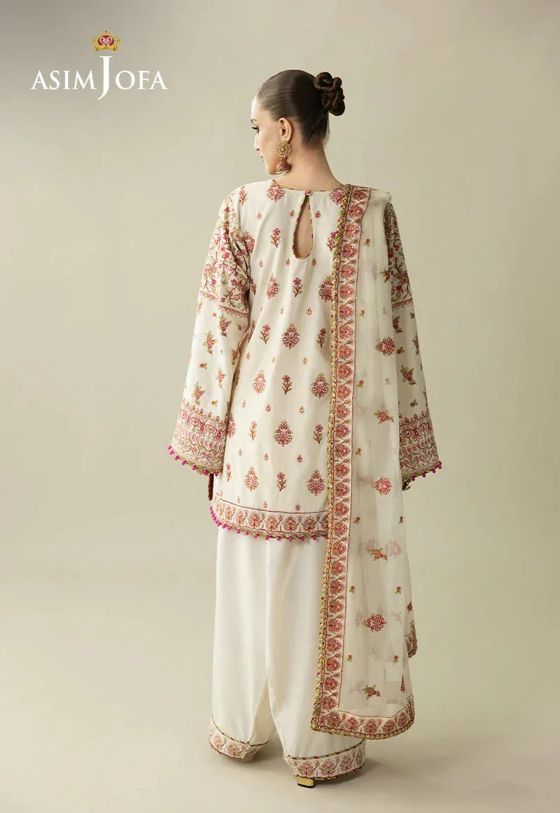 Asim Jofa Makhmal Velvet 25 Fuchsia Velvet – view 4 – Poshaq