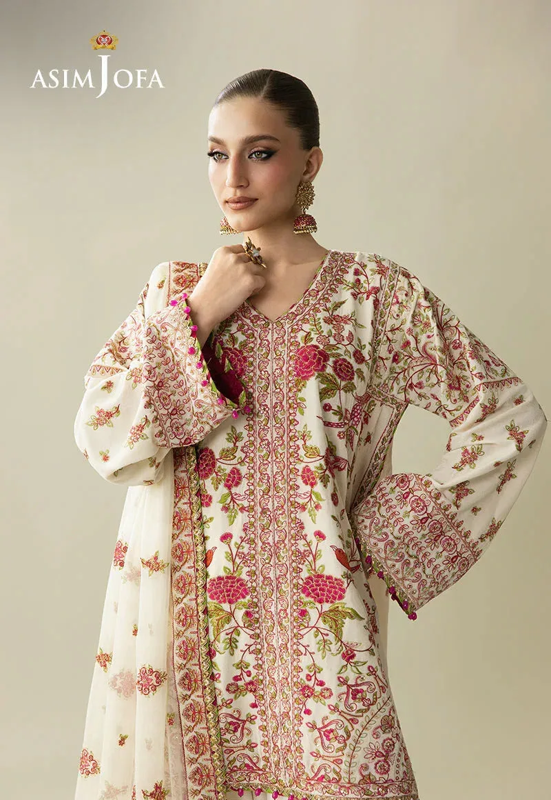Asim Jofa Makhmal Velvet 25 Fuchsia Velvet – view 5 – Poshaq