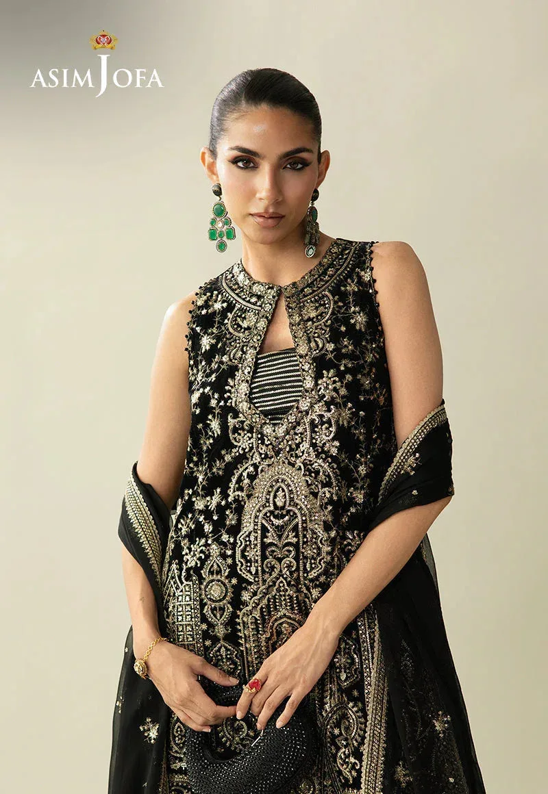 Asim Jofa Makhmal Velvet 25 Black Velvet – view 5 – Poshaq