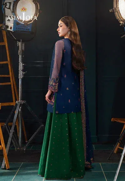 Asim Jofa Lumiere Formals Green – view 2 – Poshaq