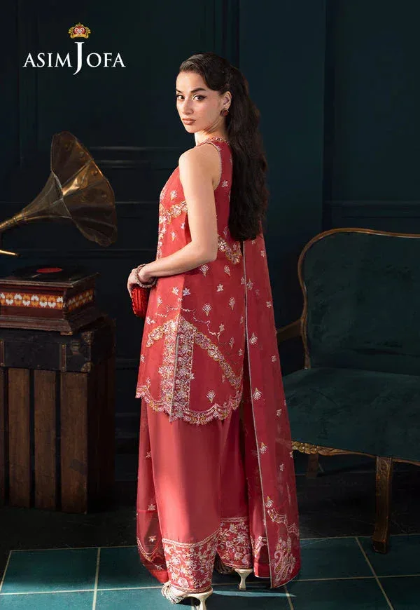 Asim Jofa Lumiere Formals Coral – view 2 – Poshaq