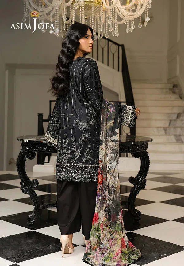 Asim Jofa Summer Rhapsody Organza – view 2 – Poshaq