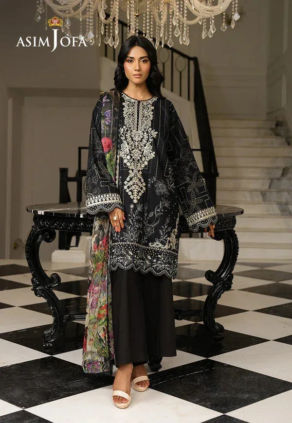 Asim Jofa Summer Rhapsody Organza – view 4 – Poshaq