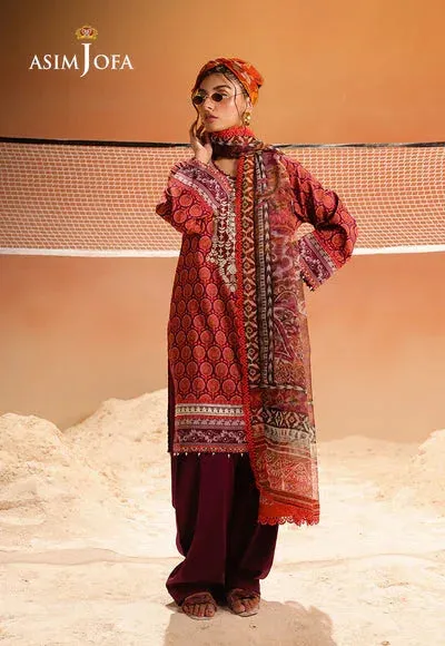 Asim Jofa Summer Rhapsody Organza – view 1 – Poshaq