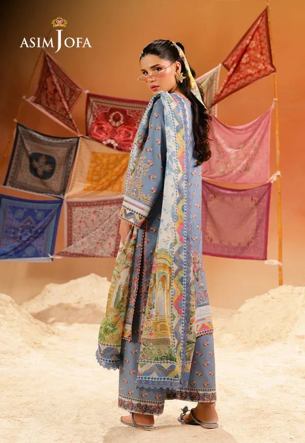 Asim Jofa Summer Rhapsody Organza – view 2 – Poshaq