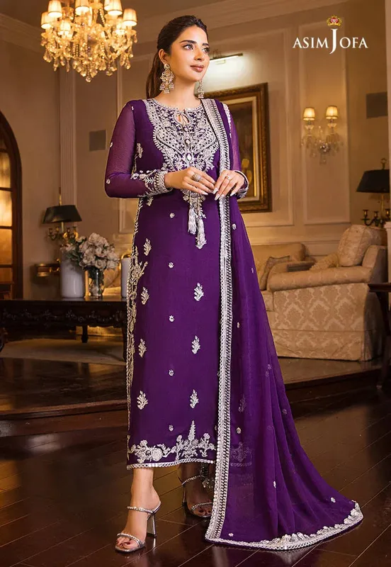 Asim Jofa Luxury Collection Cotton Silk – view 1 – Poshaq
