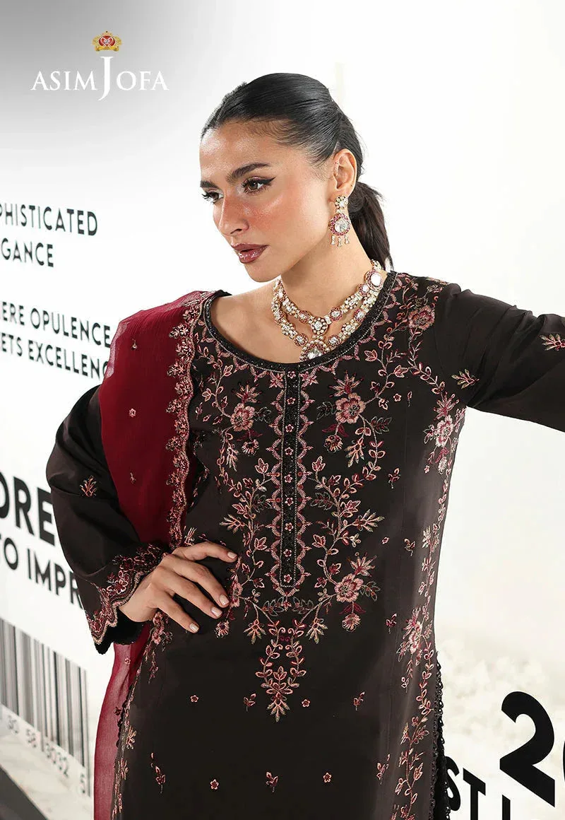 Asim Jofa En Vogue Maroon – view 2 – Poshaq