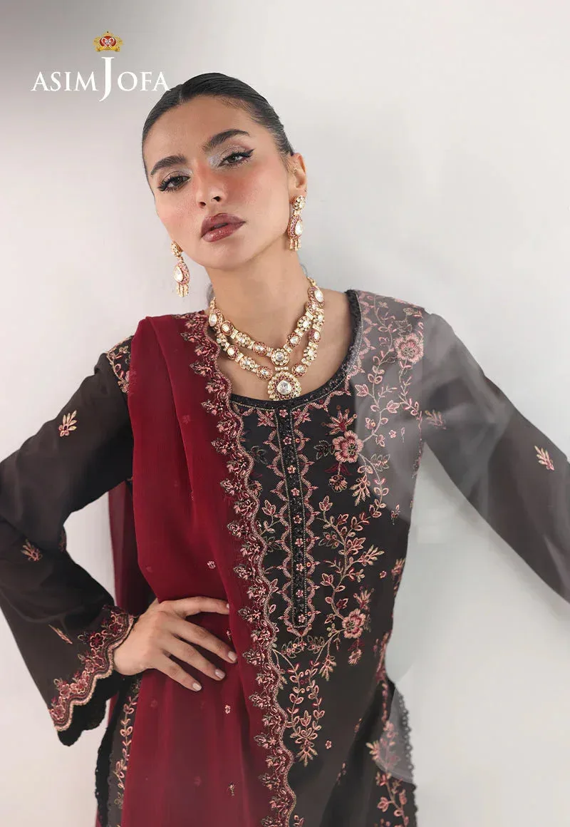 Asim Jofa En Vogue Maroon – view 3 – Poshaq