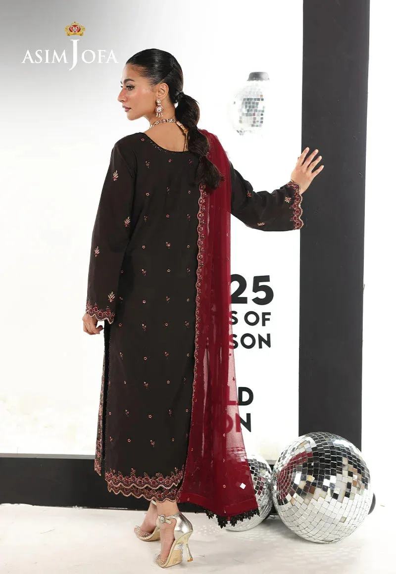 Asim Jofa En Vogue Maroon – view 5 – Poshaq