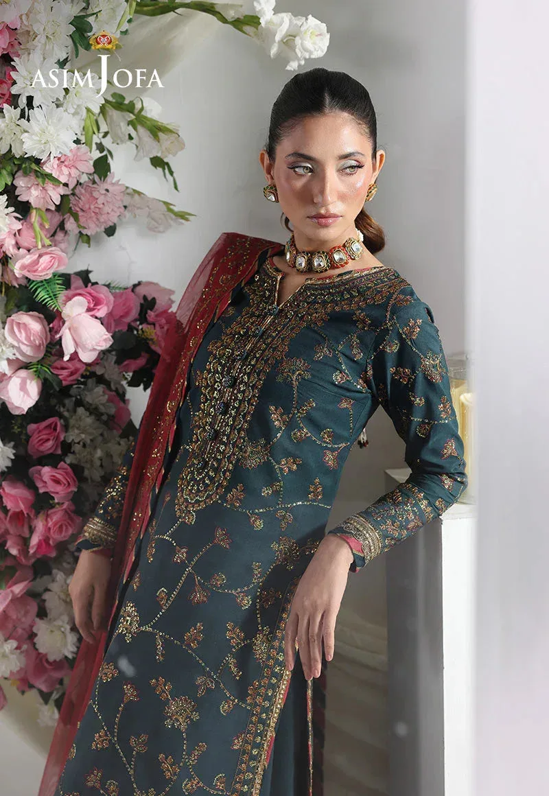 Asim Jofa En Vogue Maroon – view 3 – Poshaq