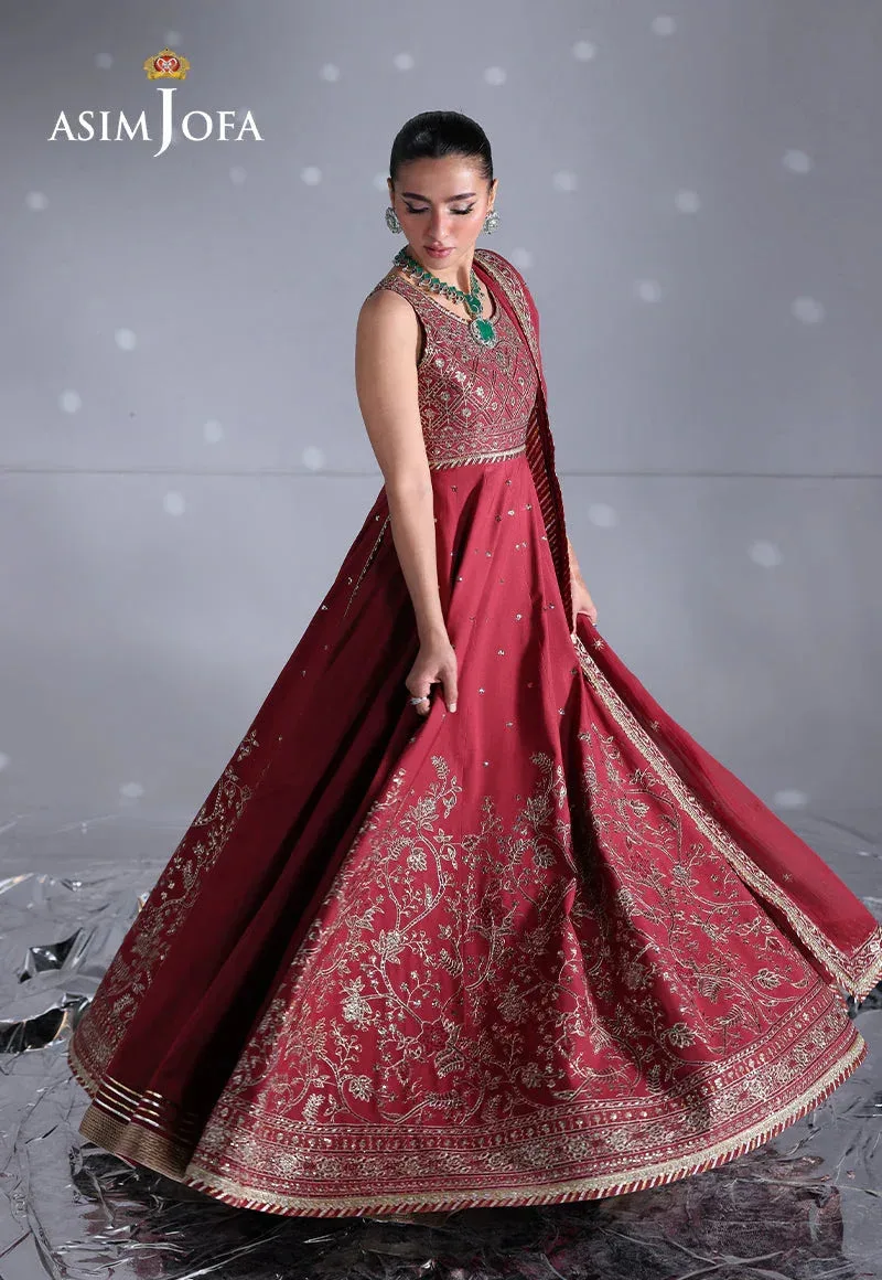 Asim Jofa En Vogue Beige Silk – view 1 – Poshaq
