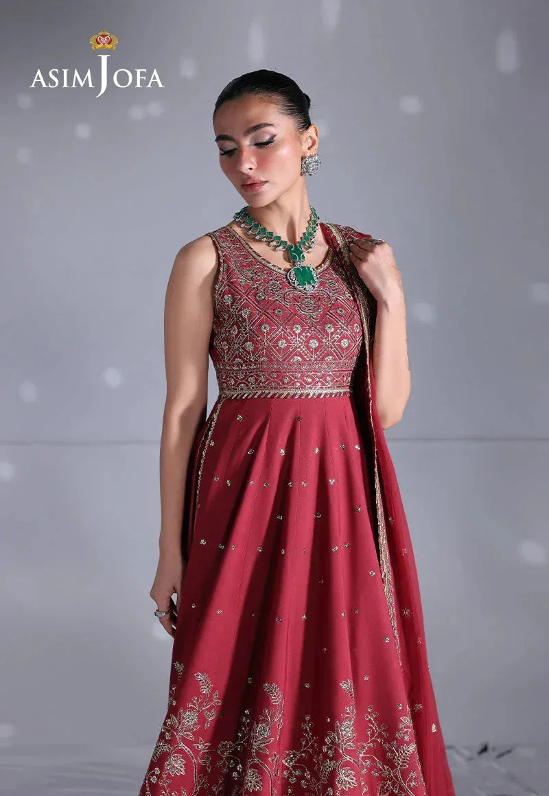 Asim Jofa En Vogue Beige Silk – view 3 – Poshaq