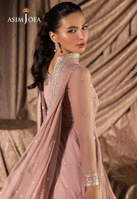 Asim Jofa Izel Luxury Collection Pink – view 1 – Poshaq