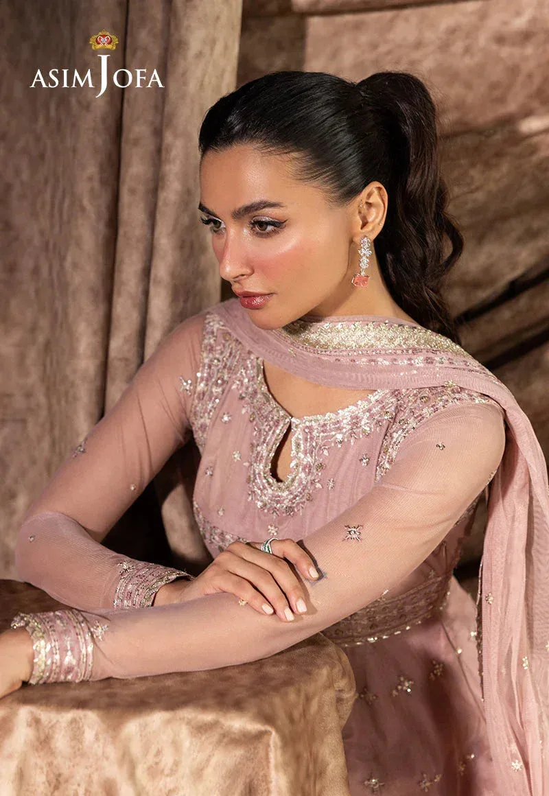 Asim Jofa Izel Luxury Collection Pink – view 3 – Poshaq