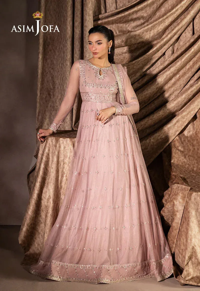 Asim Jofa Izel Luxury Collection Pink – view 4 – Poshaq