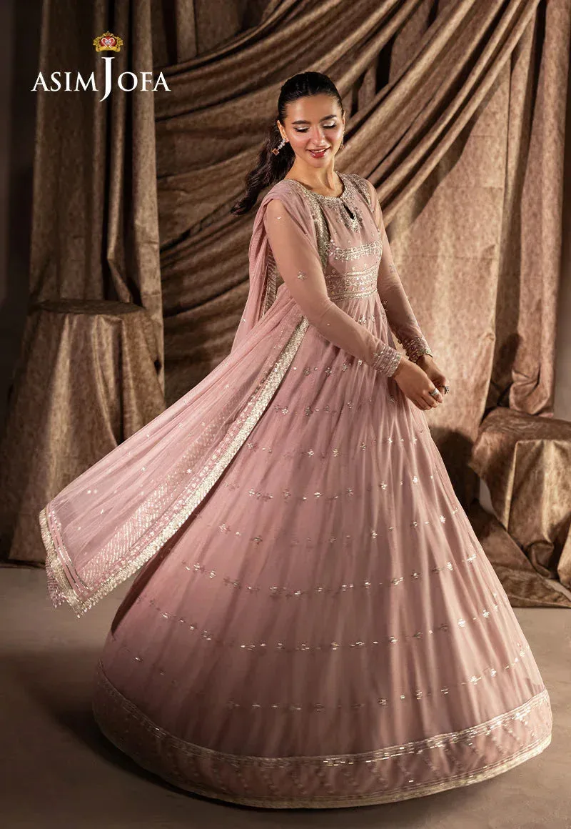 Asim Jofa Izel Luxury Collection Pink – view 6 – Poshaq