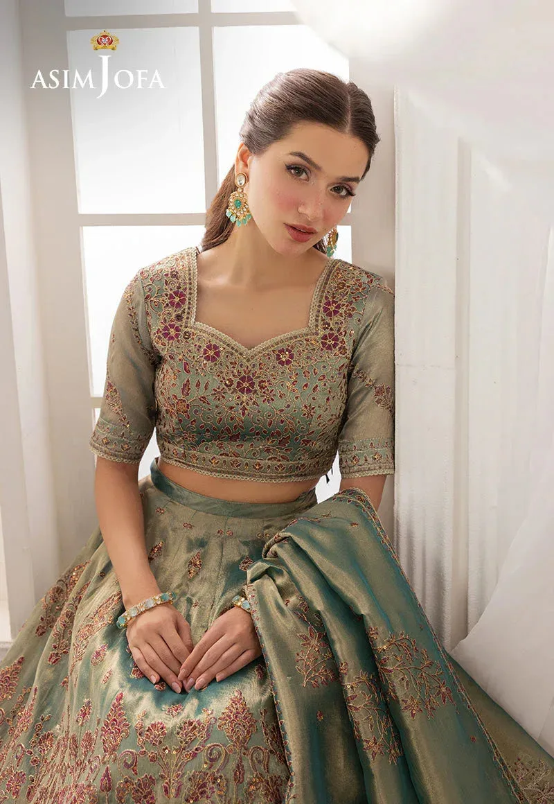 Asim Jofa Izel Luxury Collection Turquoise – view 2 – Poshaq