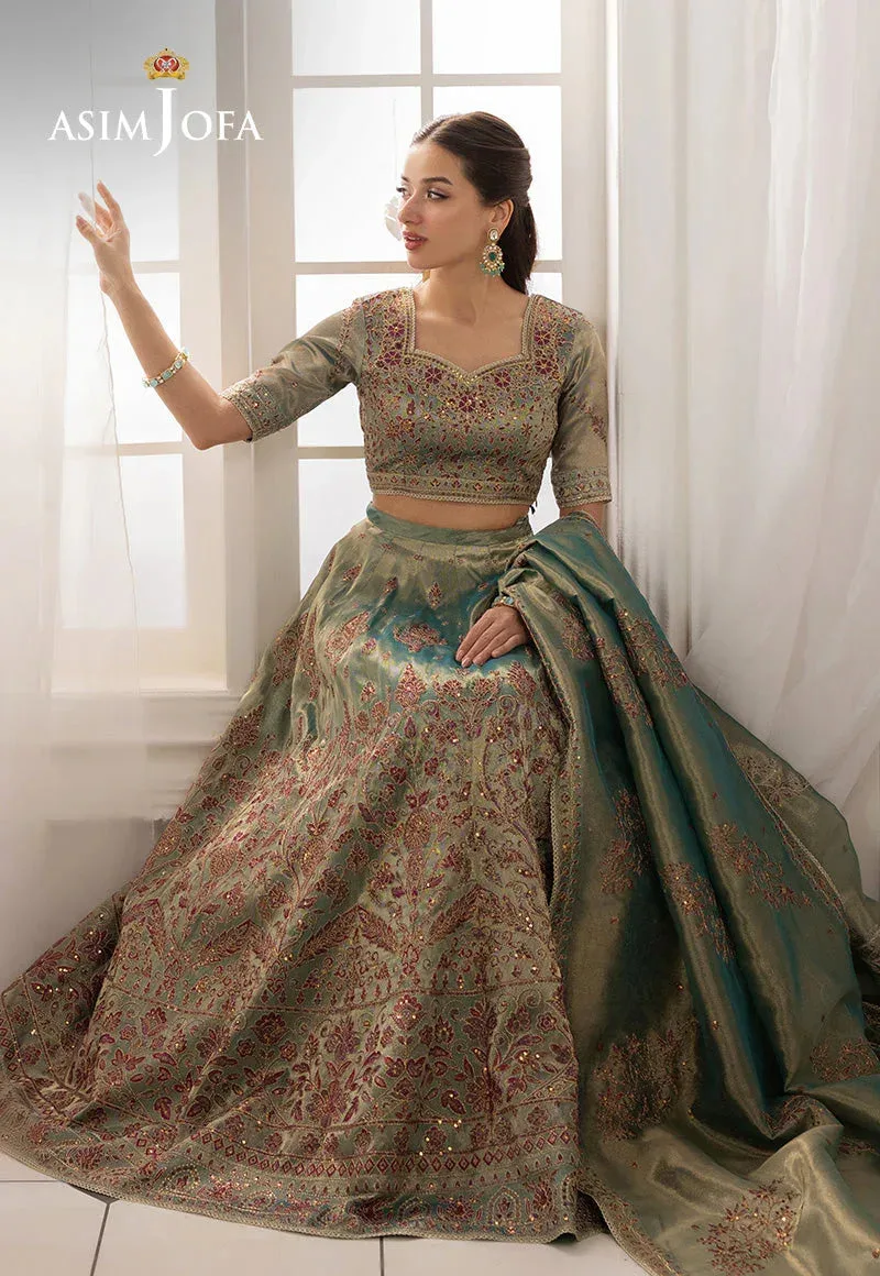 Asim Jofa Izel Luxury Collection Turquoise – view 3 – Poshaq