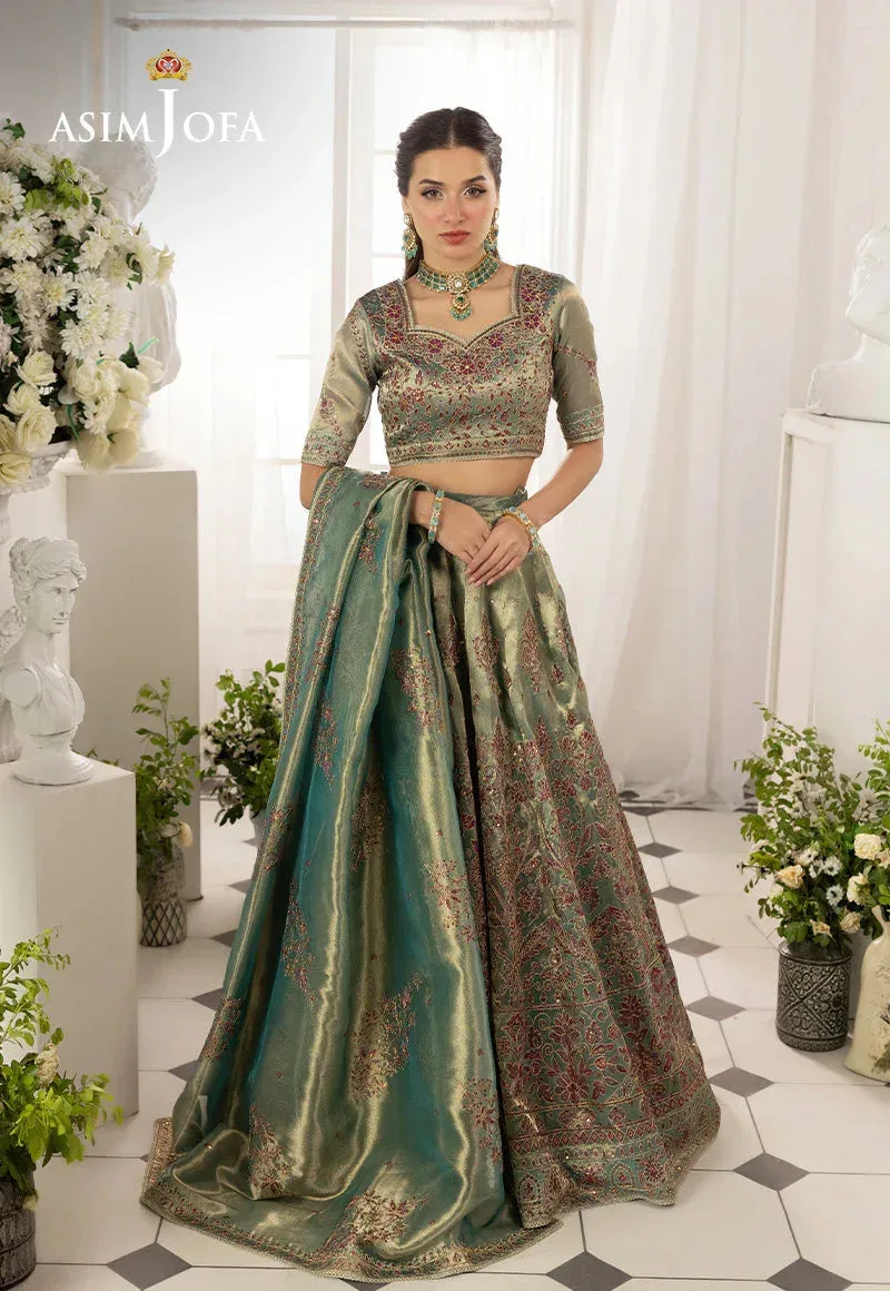 Asim Jofa Izel Luxury Collection Turquoise – view 4 – Poshaq