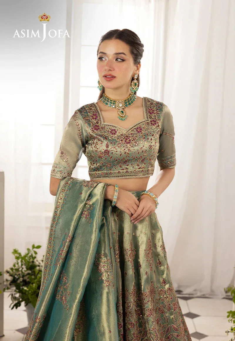 Asim Jofa Izel Luxury Collection Turquoise – view 6 – Poshaq