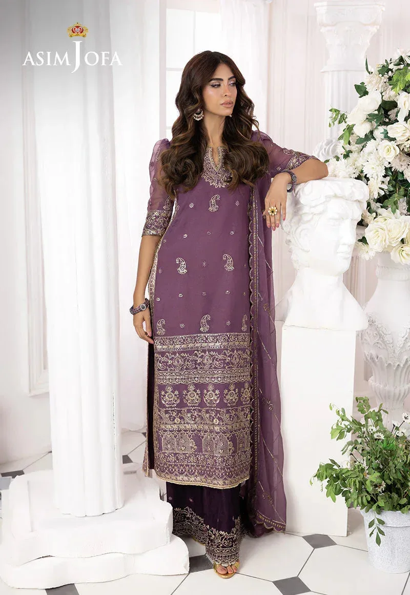Asim Jofa Izel Luxury Collection Magenta – view 2 – Poshaq