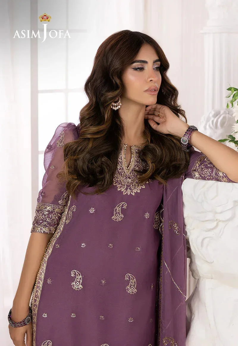 Asim Jofa Izel Luxury Collection Magenta – view 5 – Poshaq
