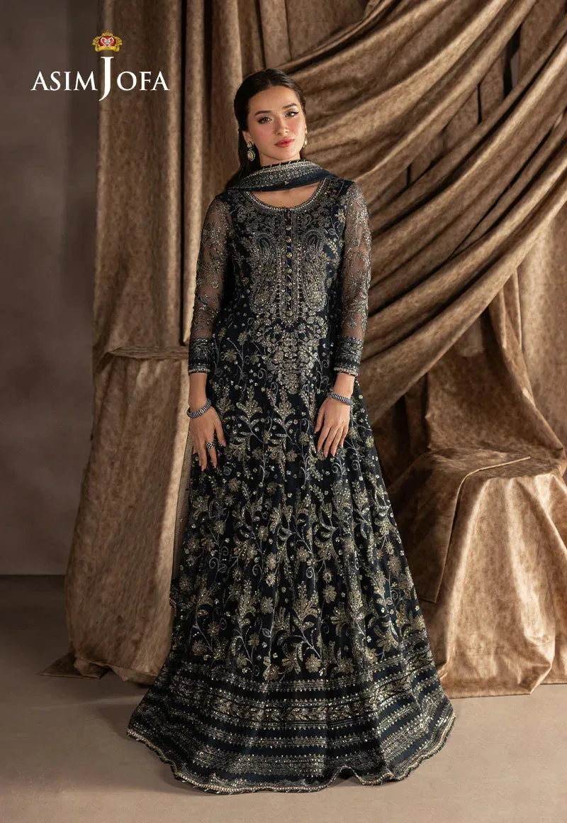 Asim Jofa Izel Luxury Collection Blue – view 4 – Poshaq