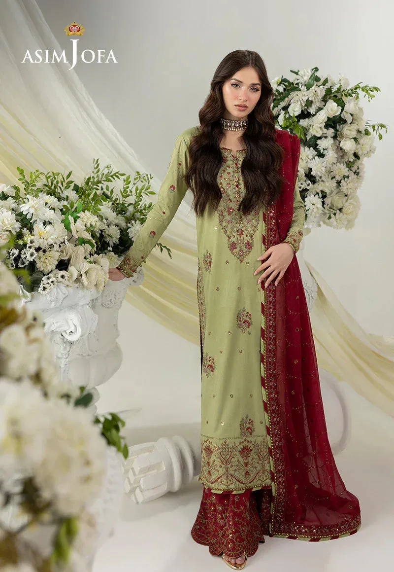 Asim Jofa Izel Luxury Collection Green – view 1 – Poshaq