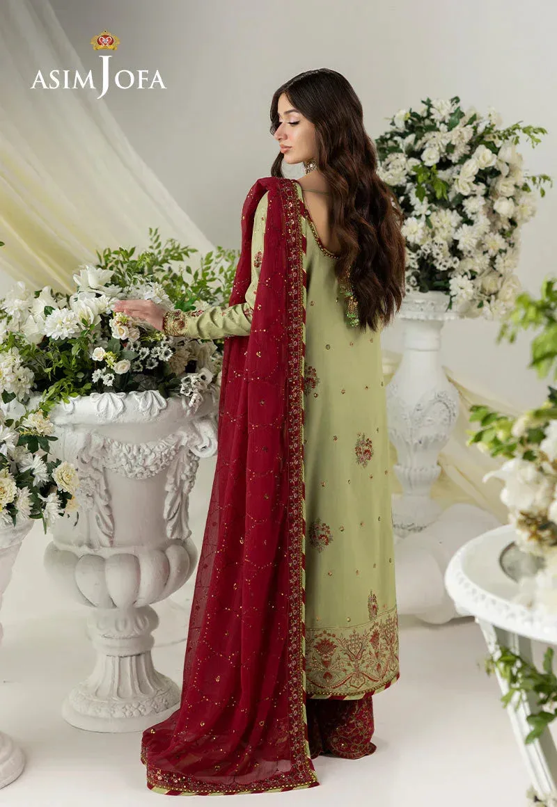 Asim Jofa Izel Luxury Collection Green – view 2 – Poshaq