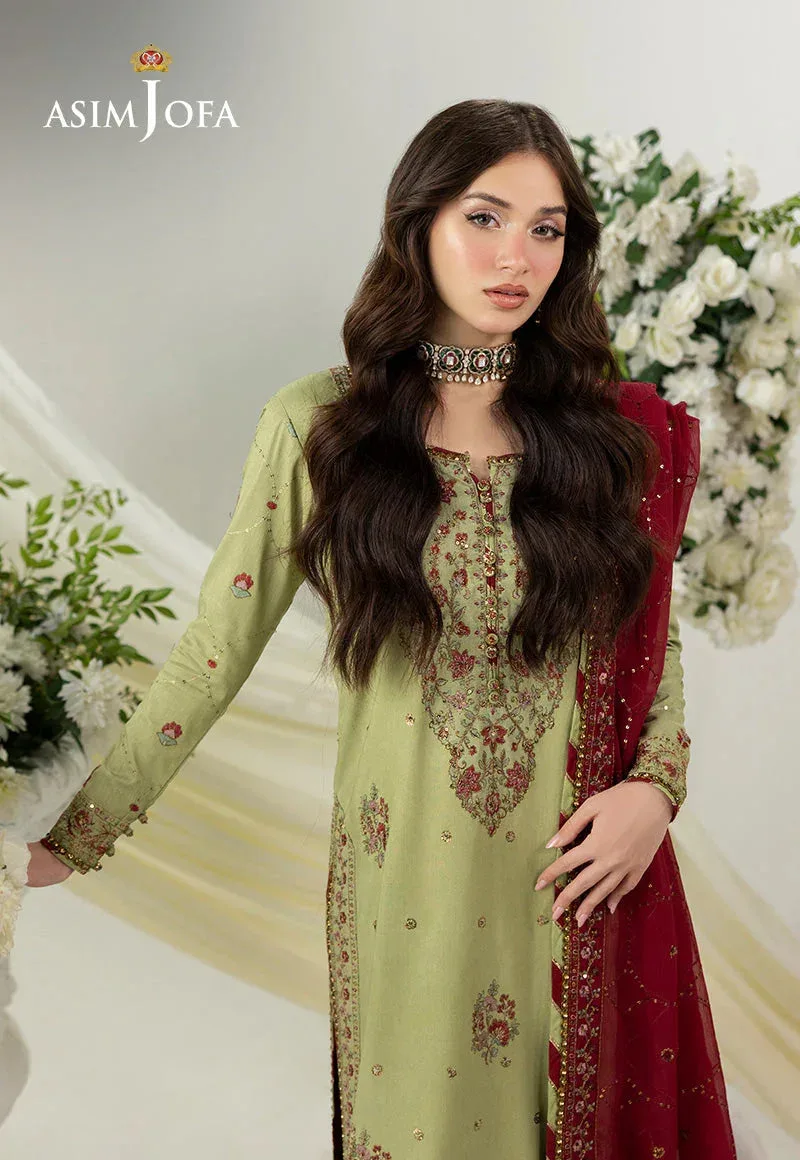 Asim Jofa Izel Luxury Collection Green – view 3 – Poshaq